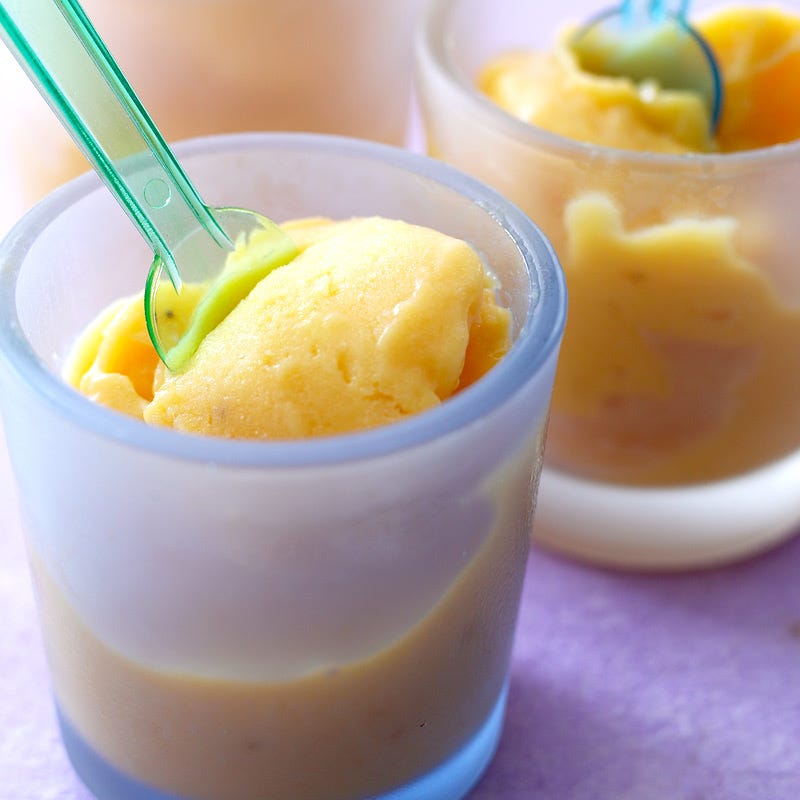 Mango-Bananen-Eis