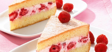 Himbeer-Frischkäse-Kuchen