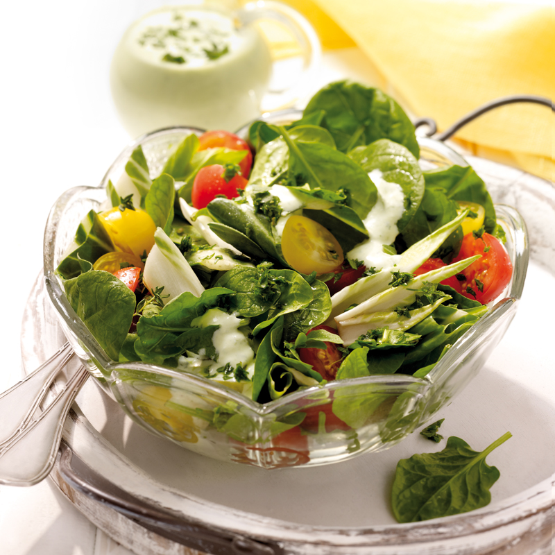 Foto Frühlingssalat mit Wildkräutern von WW