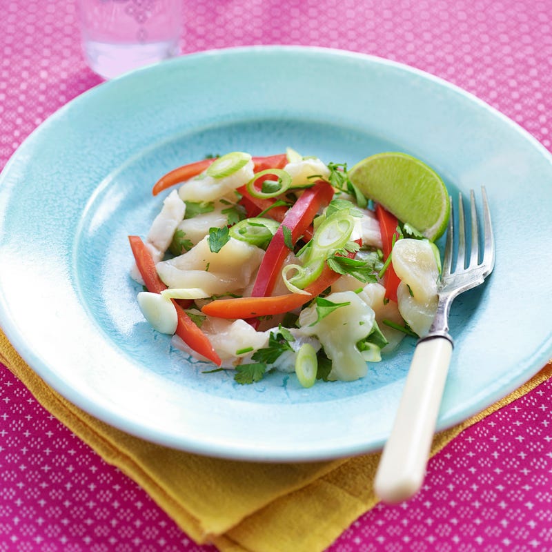 Foto Ceviche vom Seebarsch mit Jakobsmuscheln von WW