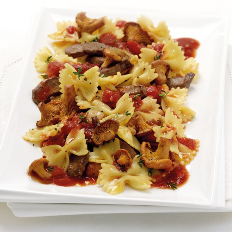 Foto Farfalle mit Pfifferlingsauce von WW