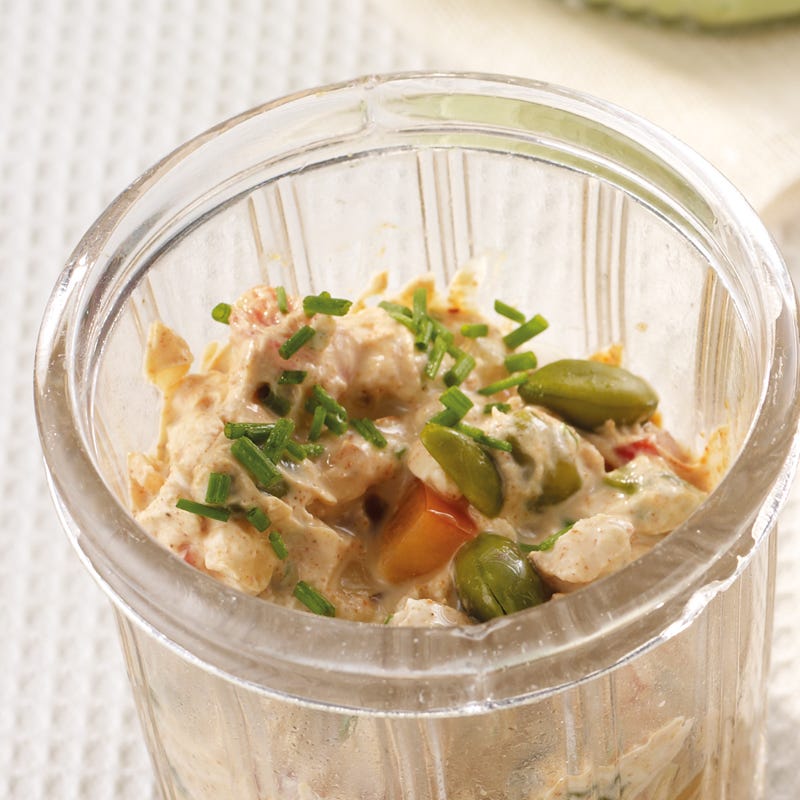 Paprikadip mit Frischkäse