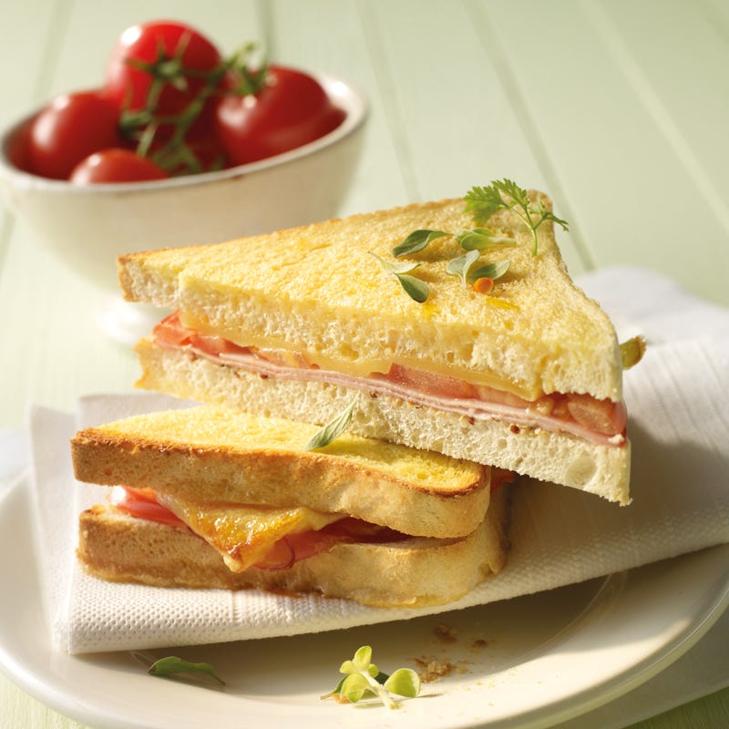 Foto Croque Monsieur mit Käse und Schinken von WW