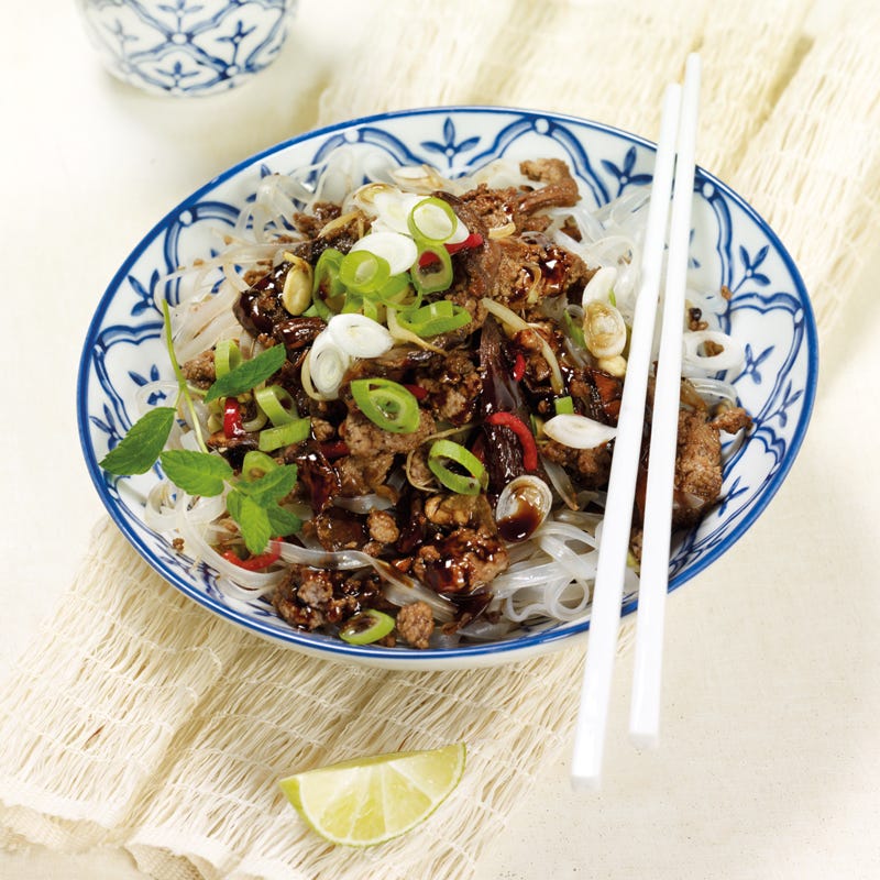 Foto Asiatischer Glasnudelsalat mit Tatar von WW