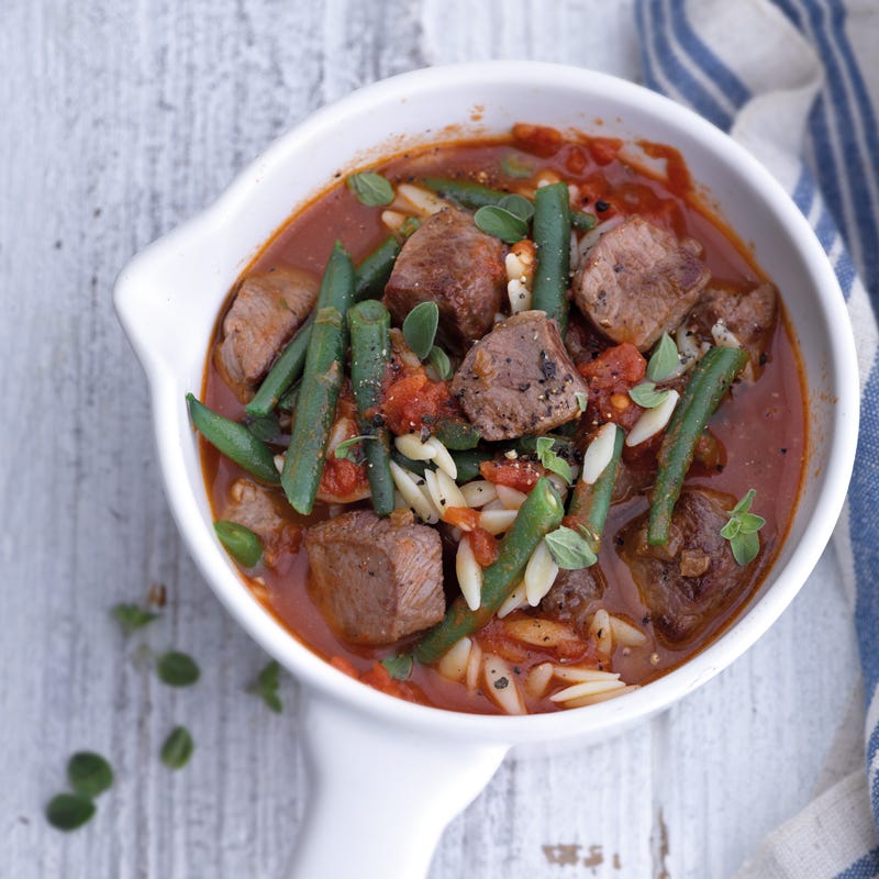 Foto Geschmorter Lammtopf mit griechischen Reisnudeln von WW