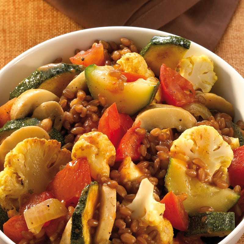 Foto Indischer Gemüsetopf mit Weizen von WW