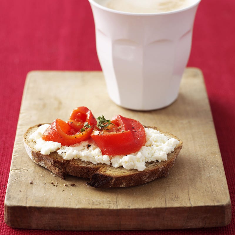 Foto Ricotta-Snack mit Paprika von WW