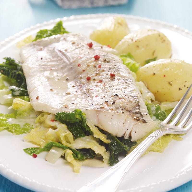 Foto Gedünsteter Zander auf Wirsinggemüse von WW