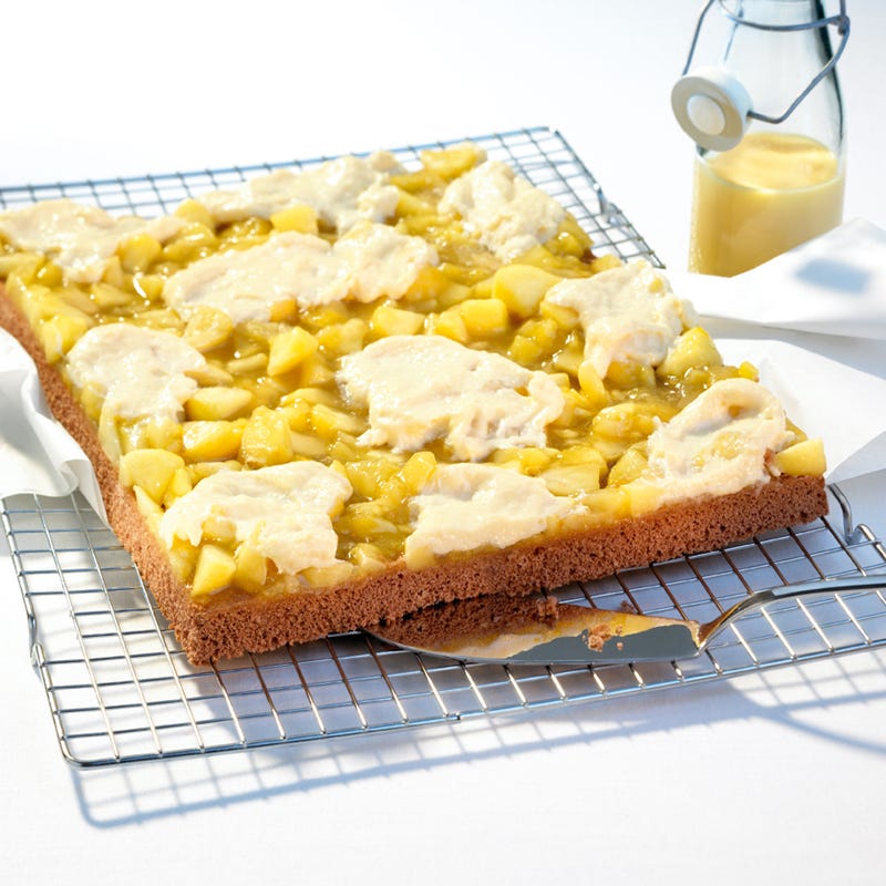 Apfelkuchen mit Eierlikörcreme