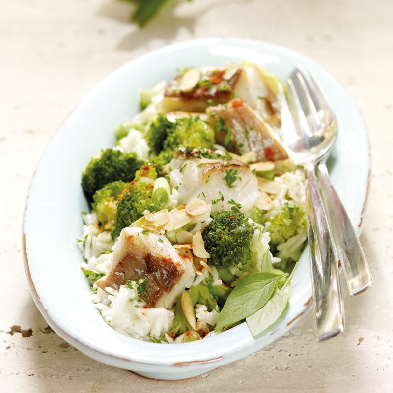 Foto Brokkolipfanne mit Seelachs von WW