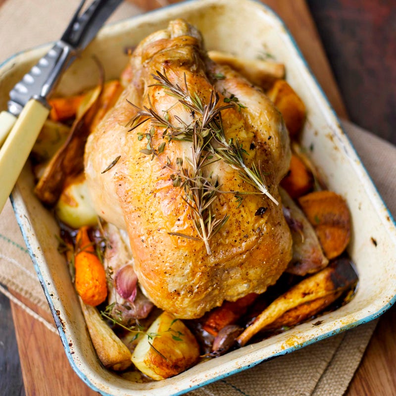 Foto Kräuterhähnchen mit Ofengemüse von WW