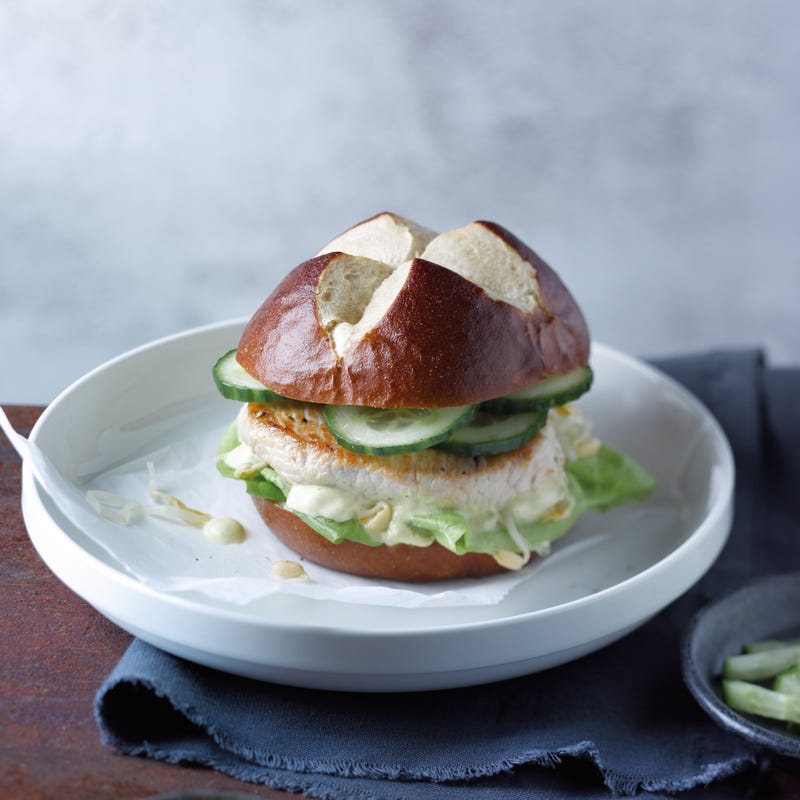 Foto Steakbrötchen mit Currysauce von WW