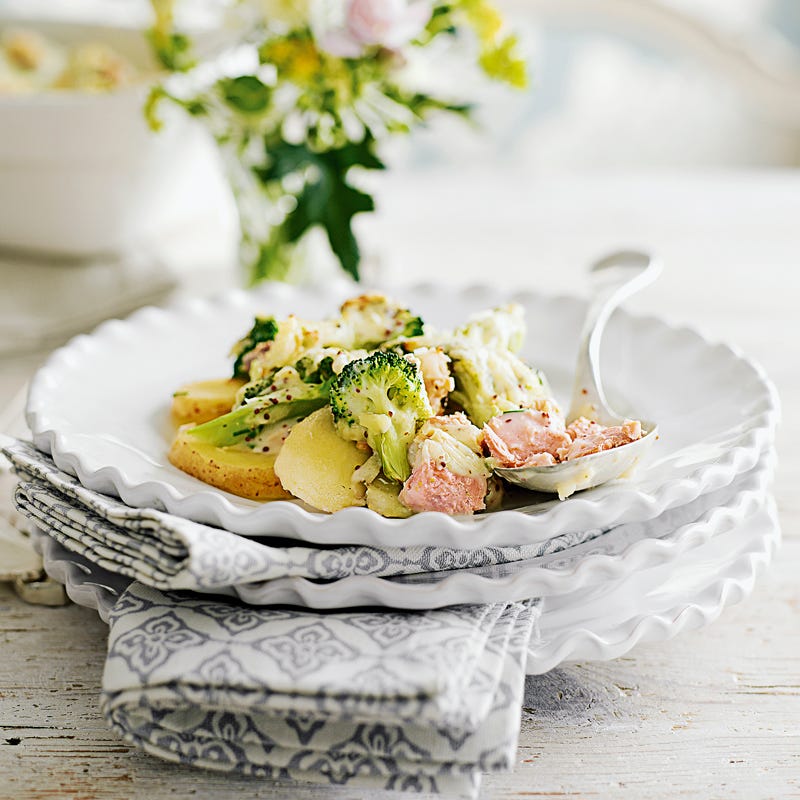 Foto Cremiger Lachs-Brokkoli-Auflauf von WW