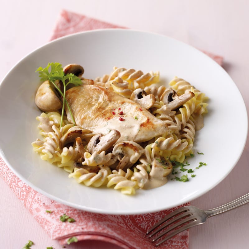 Foto Champignonschnitzel mit Fusilli von WW