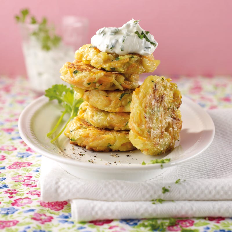 Gemüsetaler mit Frühlingskräuterdip