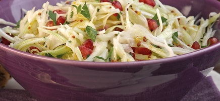 Weisskohlsalat mit Granatapfel