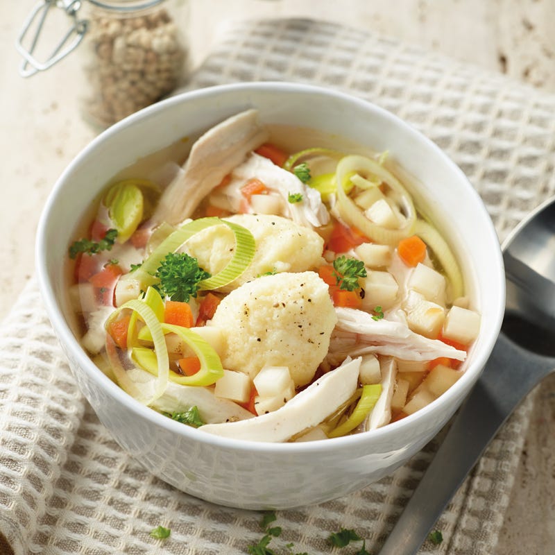 Foto Hühnersuppe mit Grießklößchen von WW