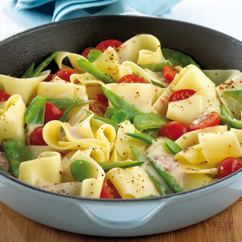 Foto Gorgonzola-Nudel-Pfanne von WW