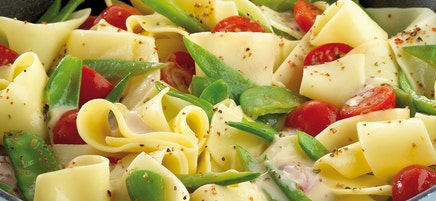 Gorgonzola-Nudel-Pfanne