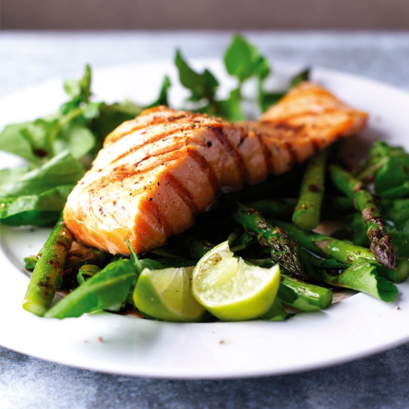 Photo of Balsamic salmon & asparagus salad by WW