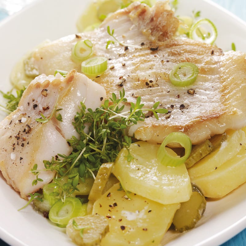 Foto Rotbarschfilet mit Kartoffelsalat von WW