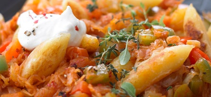 Kraut-Schupfnudel-Pfanne