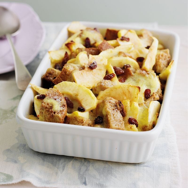 Photo of Bread pudding with apples & raisins by WW