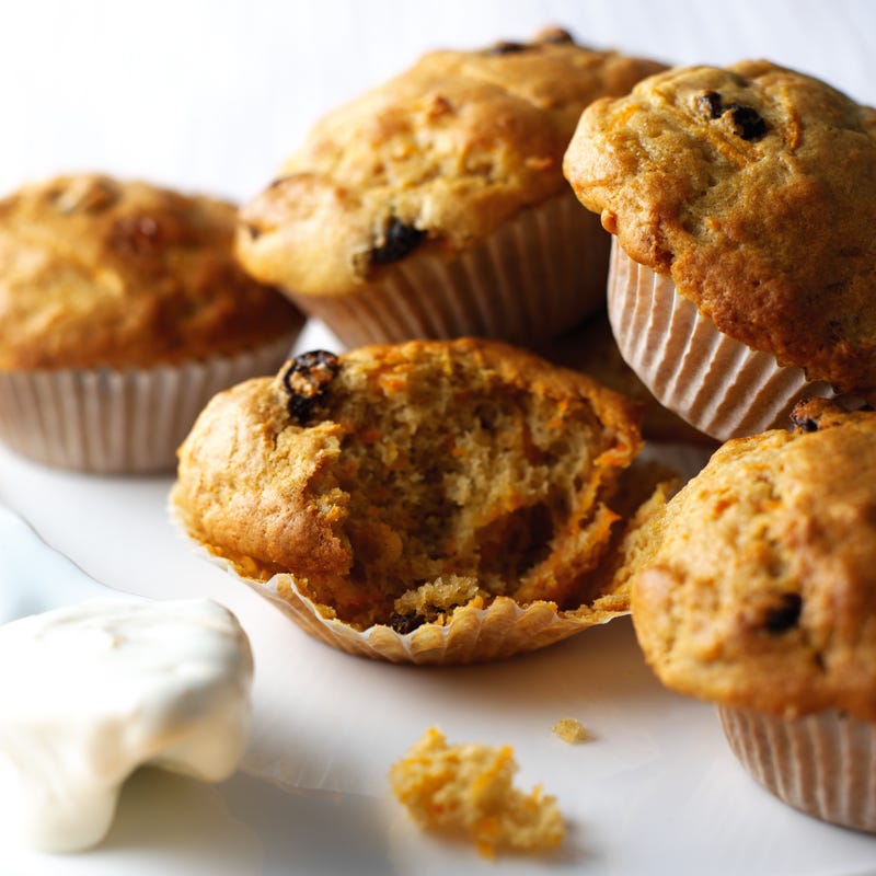 Foto Möhren-Muffins mit Frischkäse von WW