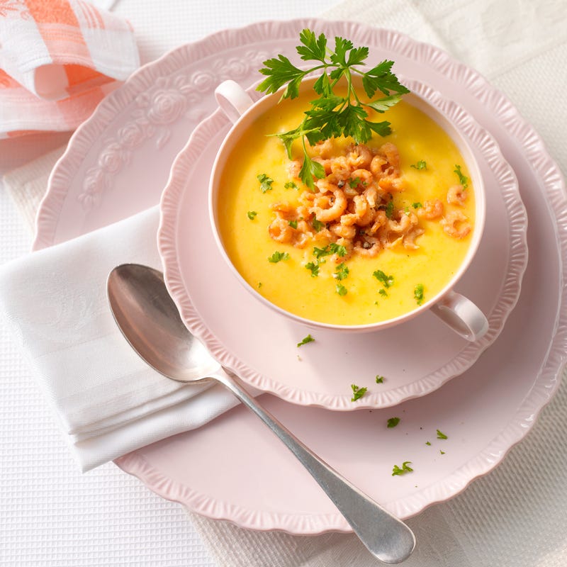 Foto Kartoffelsuppe mit Krabben von WW