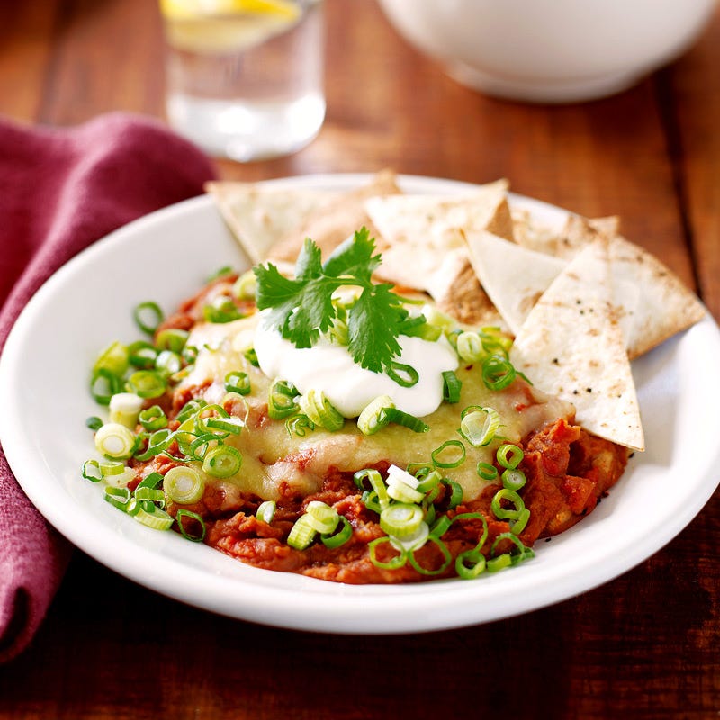 Foto Nachos mit Bohnen, Tomaten und Käse von WW