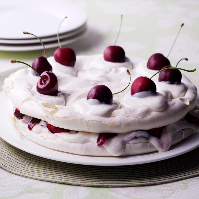 Foto Vanille-Kirsch-Pavlova von WW