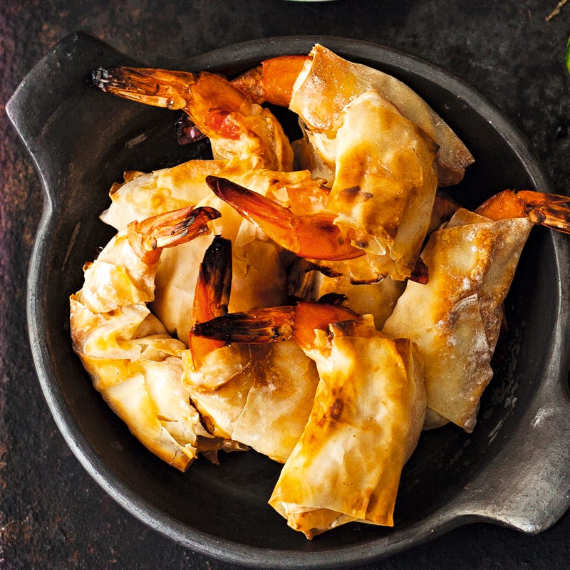 Garnelen im Teigmantel