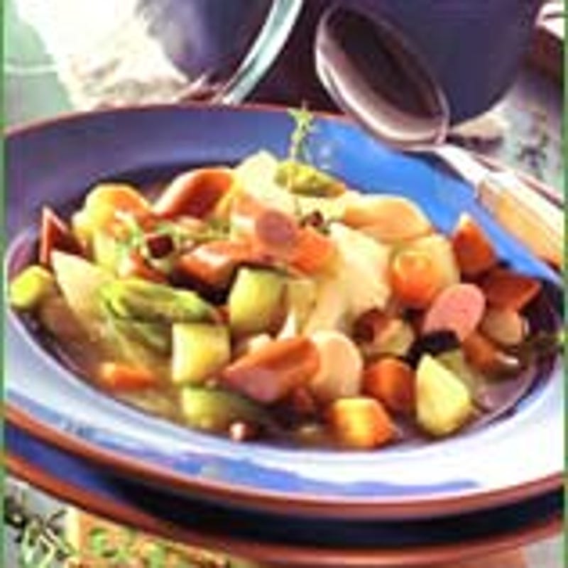 Foto Winter-Eintopf mit Würstchen von WW