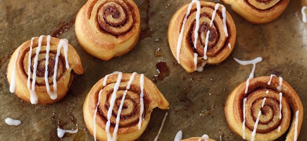 Zimtschnecken mit Zuckerguss