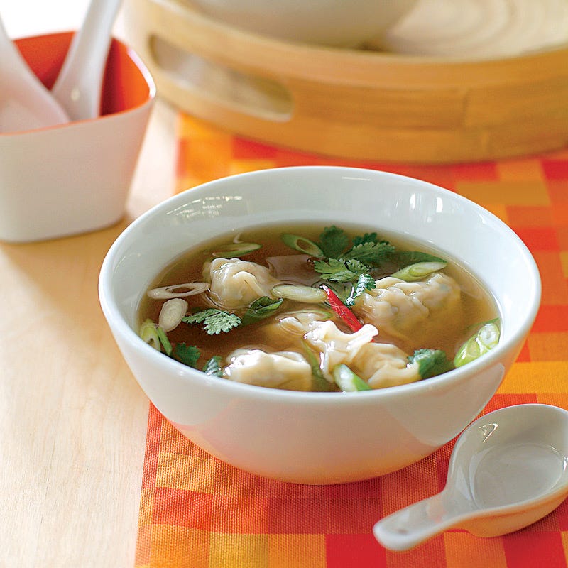 Foto Hühnersuppe mit Wan Tans von WW