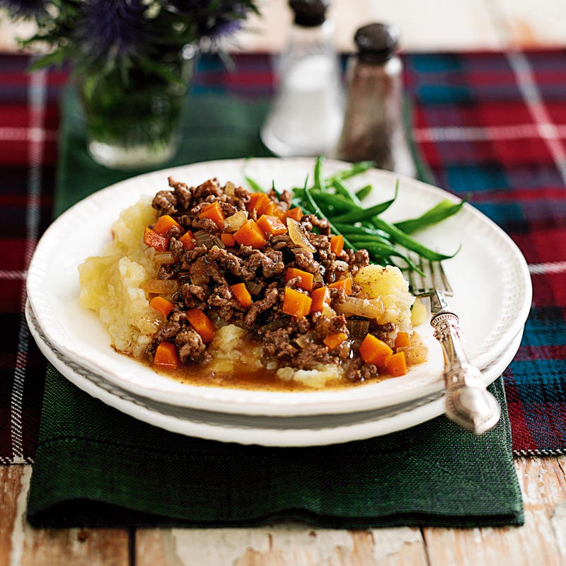 Foto Karotten-Hackpfanne mit Kartoffelpüree von WW