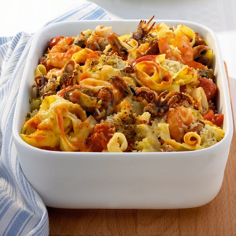 Foto Meeresfrüchte-Tagliatelle-Auflauf von WW