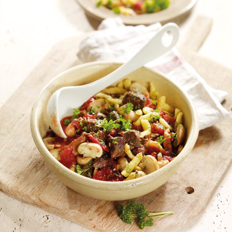 Foto Rindergulasch in Champignon-Tomaten-Sauce von WW