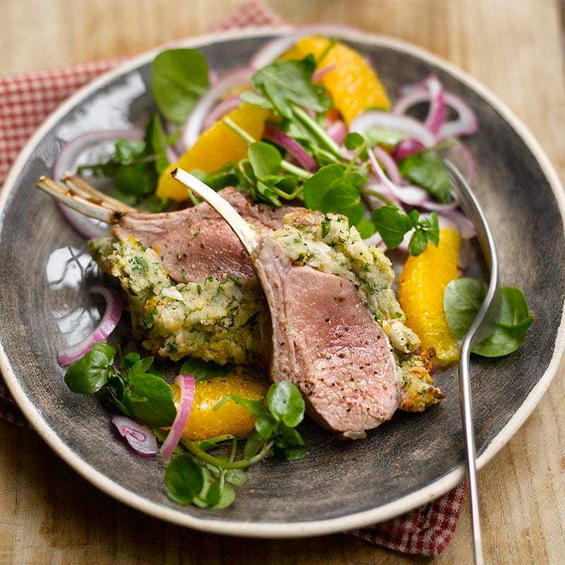 Photo of Crusted orange & garlic lamb by WW