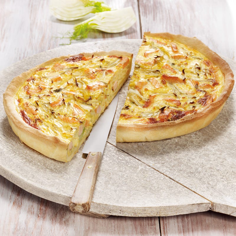 Foto Fenchel-Lachs-Kuchen mit Zitronenguss von WW