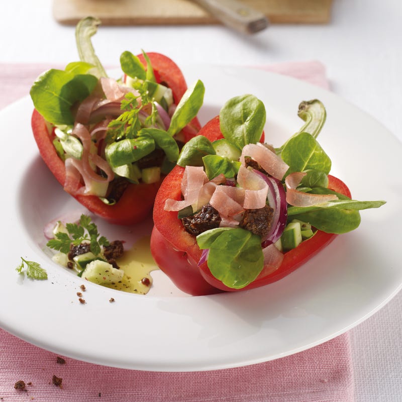 Foto Gefüllte Paprika mit Brotsalat von WW