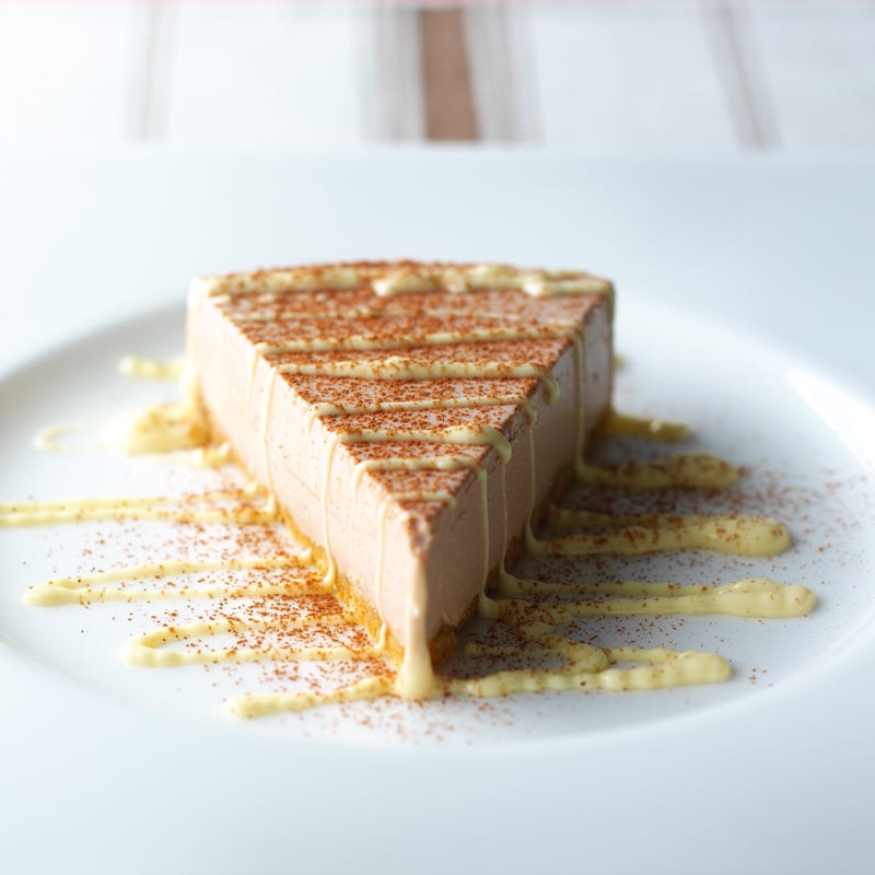 Foto Käsekuchen mit weißer Schokoladenglasur von WW