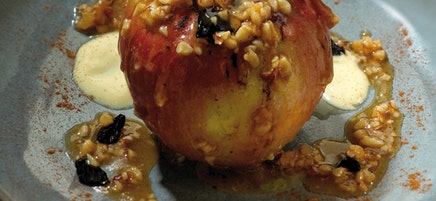 Bratäpfel mit Haselnussfüllung