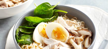 Chicken & ramen noodle soup