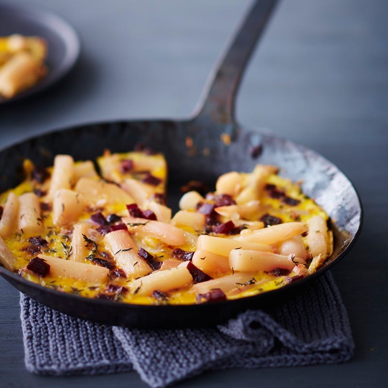 Foto Schwarzwurzelomelette mit Roter Bete von WW