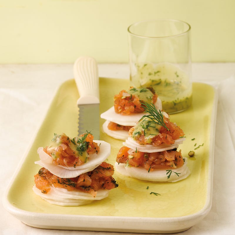 Foto Rettich-Lachs-Türmchen von WW