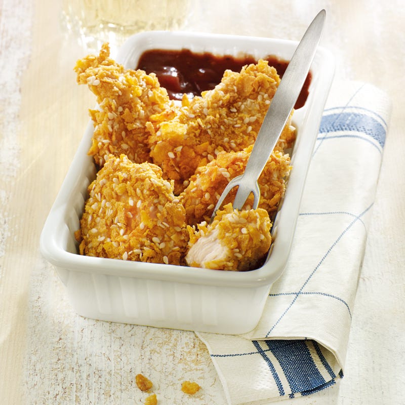 Foto Chicken Nuggets mit Barbecuedip von WW