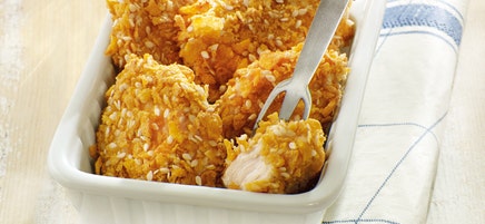 Chicken Nuggets mit Barbecuedip