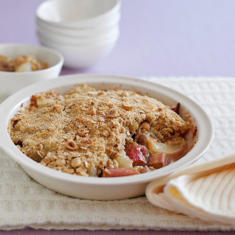 Foto Birnen-Rhabarber-Crumble von WW