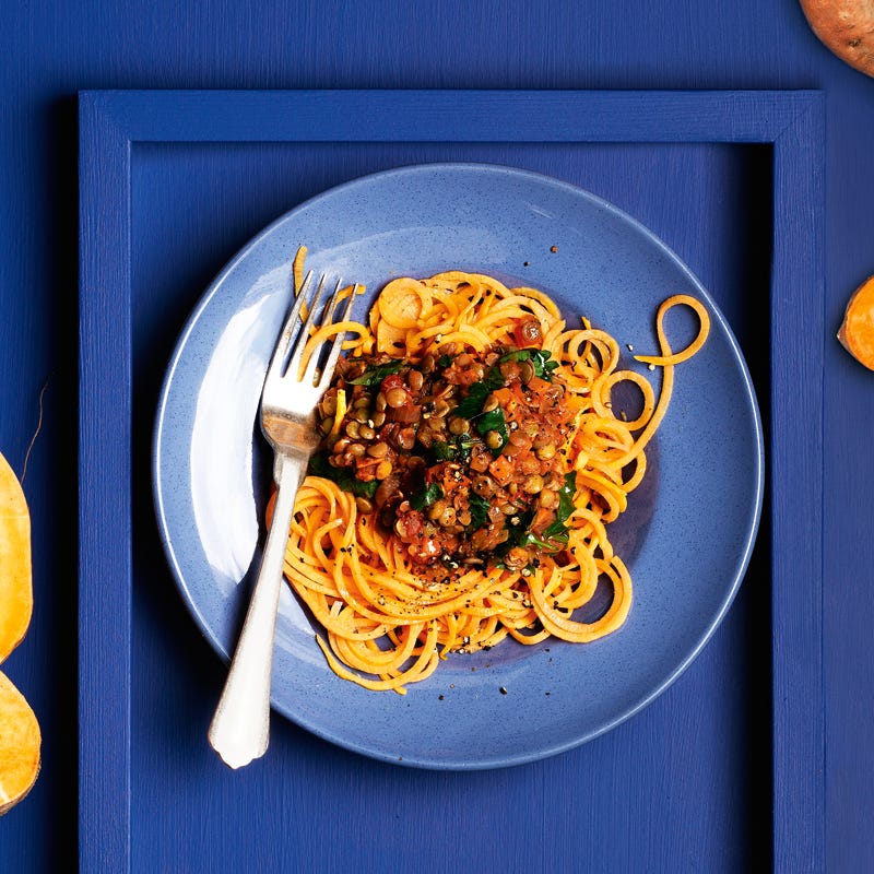 Photo of Lentil Bolognese & sweet potato by WW